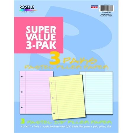 SCHOOL SPECIALTY School Specialty 087154 Specialty School Smart Sulphite Paper; Blue; Pack 100 87154